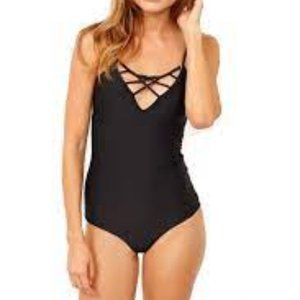 NWT Issa de Mar Sao Paulo Strappy one pc bathing suit XS Geometric Tribal Sz XS